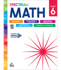 Spectrum Math Workbook, Grade 6 Cover Image