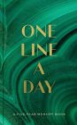 Malachite Green One Line a Day: A Five-Year Memory Book By Chronicle Books Cover Image