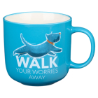 The Fur Side Coffee Mug for Dog Lovers, Walk Your Worries Away Ceramic By Christian Art Gifts (Created by) Cover Image