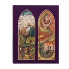 CSB Notetaking Bible, Stained Glass Edition, Amethyst Cloth-Over-Board Cover Image