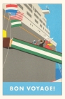 Vintage Journal Boarding the Cruise Travel Poster Cover Image