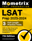 LSAT Prep 2023-2024 - 3 Full-Length Practice Tests, LSAT Secrets Study Guide and Exam Review Book with Detailed Answer Explanations: [7th Edition] Cover Image