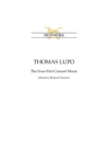 Thomas Lupo: The Four-Part Consort Music By Thomas Lupo (Composer), Richard Charteris (Editor) Cover Image