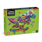 Jurassic Skatepark 75 Piece Shaped Scene Puzzle By Mudpuppy,, Rob Hodgson (Illustrator) Cover Image