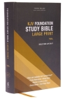 Kjv, Foundation Study Bible, Large Print, Hardcover, Red Letter, Thumb Indexed, Comfort Print: Holy Bible, King James Version By Thomas Nelson Cover Image