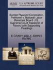 Sumter Plywood Corporation, Petitioner V. National Labor Relations Board U.S. Supreme Court Transcript of Record with Supporting Pleadings By E. Grady Jolly, John S. Irving Cover Image