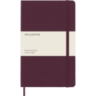 Moleskine Classic Notebook, Large, Ruled, Burgundy Red, Hard Cover (5 x 8.25) By Moleskine Cover Image