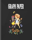 Graph Paper: Salsa Dancer Quadrille Paper Latin Dance Coordinate Paper Quad Ruled By Tango Bliss Cover Image