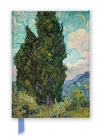 Vincent van Gogh: Cypresses (Foiled Journal) (Flame Tree Notebooks) By Flame Tree Studio (Created by) Cover Image