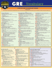 GRE Vocabulary: A Quickstudy Laminated Reference Guide By April Michelle Davis Cover Image