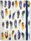 Jrnl Mid Watercolor Feathers By Inc Peter Pauper Press (Created by) Cover Image