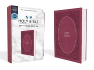 NIV, Holy Bible, Soft Touch Edition, Imitation Leather, Pink, Comfort Print Cover Image