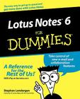 Lotus Notes R6 For Dummies By Stephen R. Londergan Cover Image
