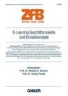 E-Learning Geschäftsmodelle Und Einsatzkonzepte (Zfb Special Issue) Cover Image