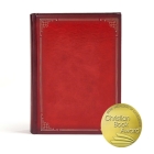 CSB Ancient Faith Study Bible, Crimson LeatherTouch-Over-Board Indexed Cover Image