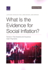 What Is the Evidence for Social Inflation?: Trends in Trial Awards and Insurance Claim Payments By Lloyd Dixon, Nicholas M. Pace, James Davidson Cover Image