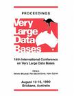 Proceedings 1990 Vldb Conference: 16th International Conference on Very Large Data Bases By Vldb Cover Image