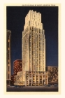 Vintage Journal Gulf Building at Night, Houston, Texas By Found Image Press (Producer) Cover Image