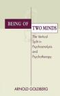 Being of Two Minds: The Vertical Split in Psychoanalysis and Psychotherapy By Arnold I. Goldberg Cover Image