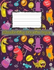 Handwriting Practice Paper: Perfect For preschool children, kids, boys, girl ( Size 8.5 X 11 ) Design with Cute Monsters Seamless Pattern By Goodday Daily Cover Image