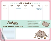 Pusheen 2024 Weekly Desk Pad Calendar By Claire Belton Cover Image