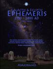 Galactic & Ecliptic Ephemeris 1750 - 1800 Ad (Pro #5) By Morten Alexander Joramo Cover Image