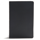 KJV Giant Print Reference Bible, Black Genuine Leather Cover Image