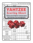Yahtzee Scoring Sheet: V.2 Yahtzee Score Pads for Yahtzee Game Nice Obvious Text and large print yahtzee score card 8.5 by 11 inchv Cover Image
