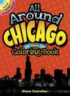 All Around Chicago Mini Coloring Book (Dover Little Activity Books) By Diana Zourelias Cover Image