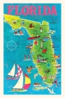 Vintage Journal Map of Florida By Found Image Press (Producer) Cover Image