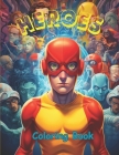 Heroes Coloring Book Cover Image