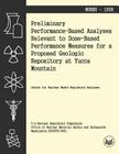 Preliminary Performance-Baes Analysis Relevant to Dose-Based Performance Measures for a Proposed Geologic Repository at Yucca Mountain By U. S. Nuclear Regulatory Commission Cover Image