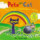 Pete the Cat: The Great Leprechaun Chase: Includes 12 St. Patrick's Day Cards, Fold-Out Poster, and Stickers! Cover Image