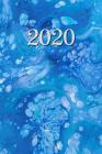 2020: Agenda semainier 2020 - Calendrier des semaines 2020 - Turquoise pointillé - Marbré By Gabi Siebenhuhner Cover Image