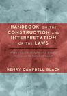 Handbook on the Construction and Interpretation of the Laws Cover Image
