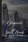 Grimoire Spell Book - Witchcraft for Beginners: Book of Shadows Layout with Cornell Notes for Manifestation Updates - Old Crones Cover Image