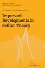 Important Developments in Soliton Theory By A. S. Fokas (Editor), V. E. Zakharov (Editor) Cover Image