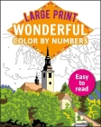 Large Print Wonderful Color by Numbers: Easy to Read By David Woodroffe Cover Image