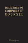 Directory of Corporate Counsel: 2021 Edition By Wolters Kluwer Editorial Staff Cover Image