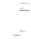 Army Regulation AR 600-8-105 Personnel General: Military Orders August 2019 By United States Government Us Army Cover Image