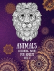 Animals Coloring Book for Adults Vol. 1 By Over The Rainbow Publishing Cover Image
