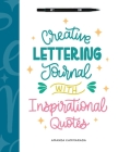 Creative Lettering Journal with Inspirational Quotes Cover Image