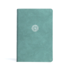 CSB Personal Size Giant Print Bible, Earthen Teal LeatherTouch By CSB Bibles by Holman Cover Image