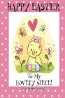 Happy Easter To My Lovely Niece! (Coloring Card): (Personalized Card) Easter Messages, Greetings, & Poems for Children! Cover Image