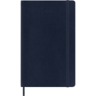 Moleskine 2024 Daily Planner, 12M, Large, Sapphire Blue, Soft Cover (5 x 8.25) By Moleskine Cover Image