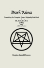 Dark Rûna: Containing the Complete Essays Originally Published in Black Rûna (1995) By Stephen Edred Flowers Cover Image