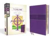 Nrsv, Thinline Bible, Large Print, Leathersoft, Purple, Comfort Print By Zondervan Cover Image