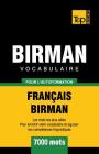 Vocabulaire Français-Birman pour l'autoformation - 7000 mots (French Collection #68) By Andrey Taranov Cover Image