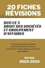 20 fiches révisions DCG: UE 2 Droit des sociétés et groupement d'affaire By Dcg Facile Cover Image