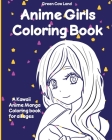 Anime Girls Coloring Book Cover Image